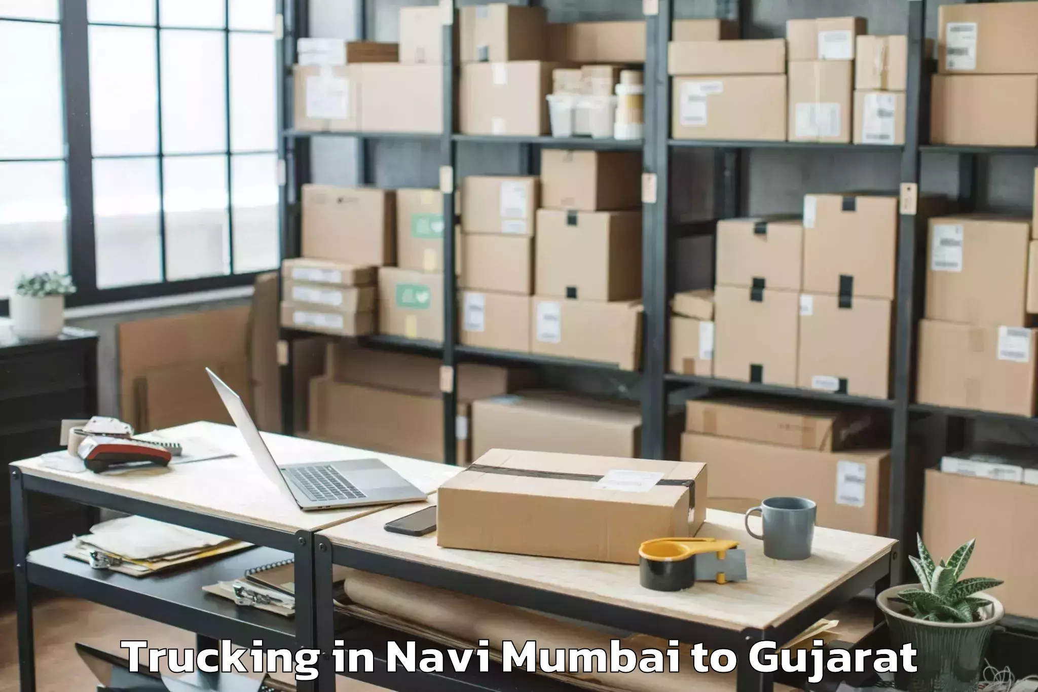 Book Your Navi Mumbai to Ambaji Trucking Today